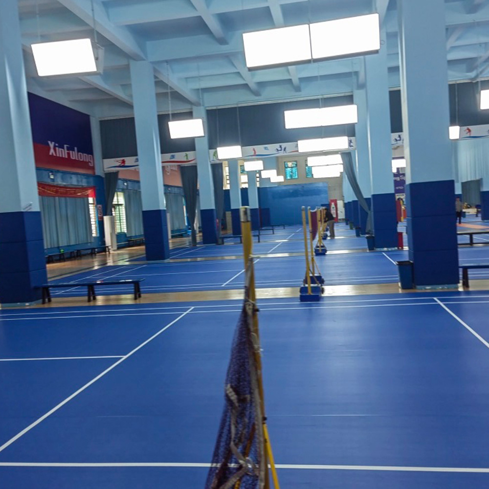 Badminton Club Logo - Beable Profesyonel PVC Badminton Sahası Matı