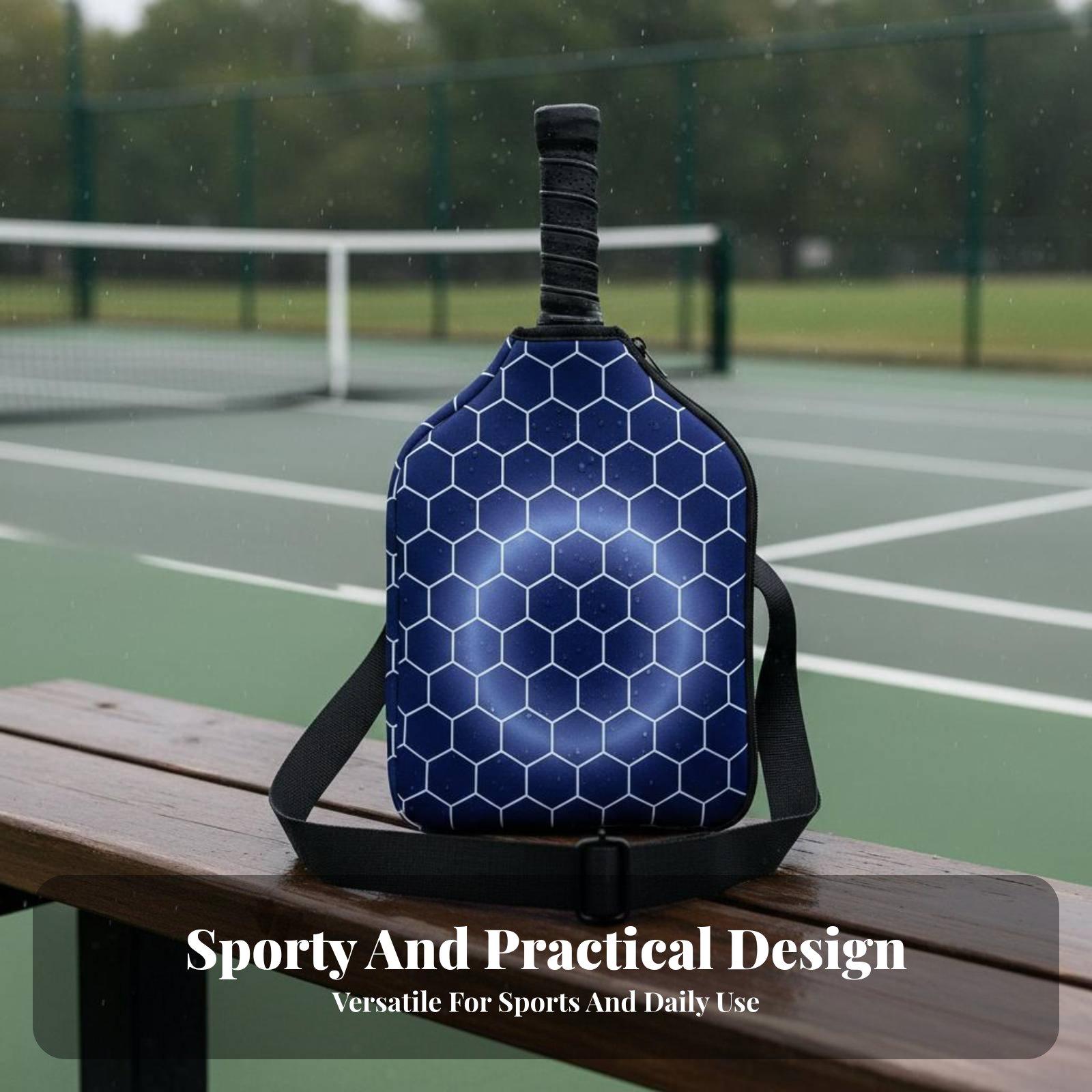Racket Cover Bag - Sportif Neopren Pickleball Raketi Kılıfı, Açık