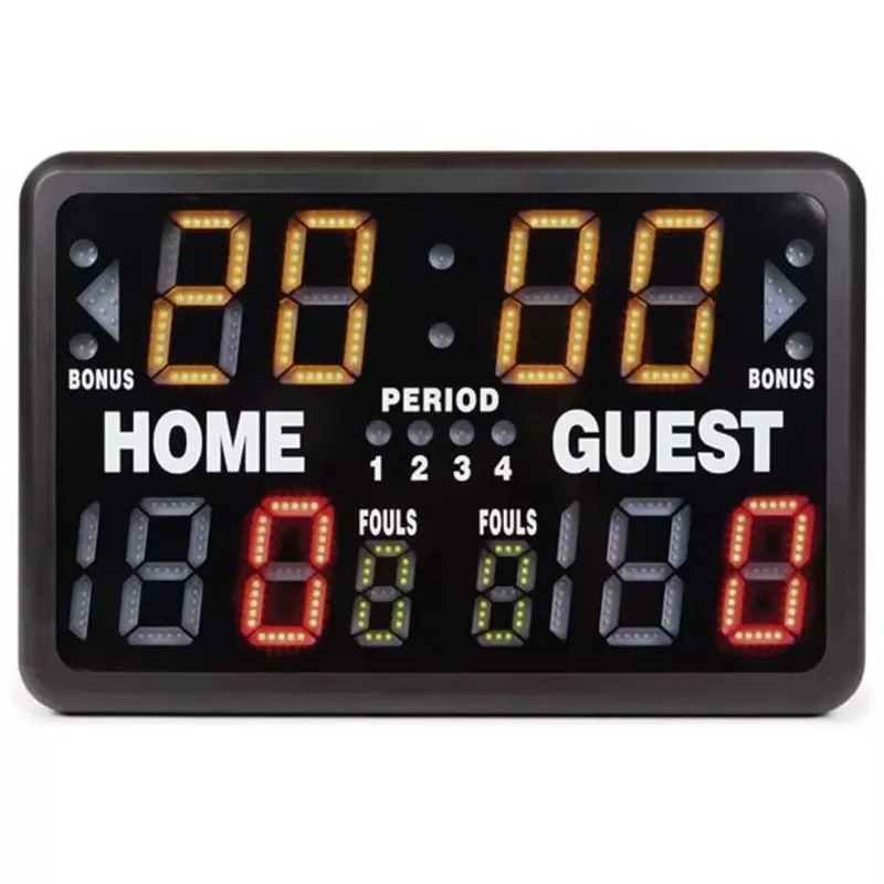 Scoreboard Digital - 2026 Yeni 12 Haneli Elektronik Skorboard,