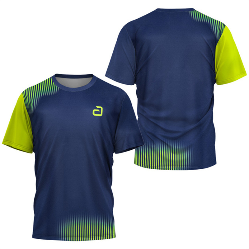 Badminton Lovers - Erkekler Masa Tenisi Tişörtü Undercurrent Desenli