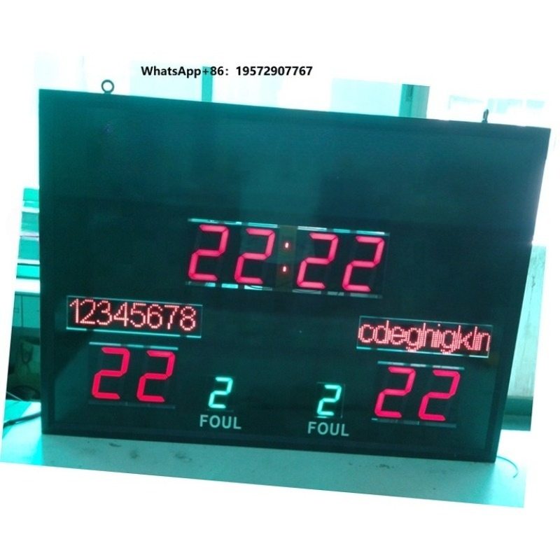 Scoreboard Digital - Kablosuz Uzaktan Kumandalı Elektronik Dijital Basketbol