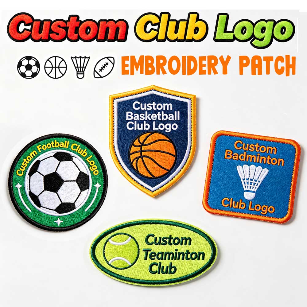Badminton Club Logo - Özel Kulüp Nakış Yaması Futbol Taraftar