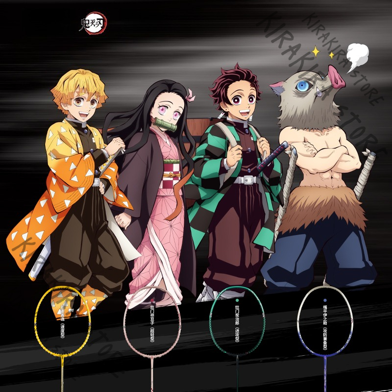 Badminton Anime - Demon Slayer Kamado Tanjirou Nezuko Agatsuma