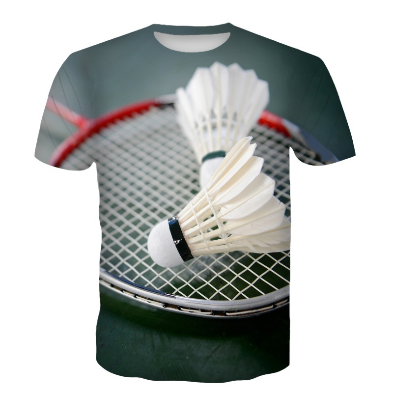 Badminton T-Shirt Raketle 3D B - Badminton Lovers incelemesi ve fiyatı
