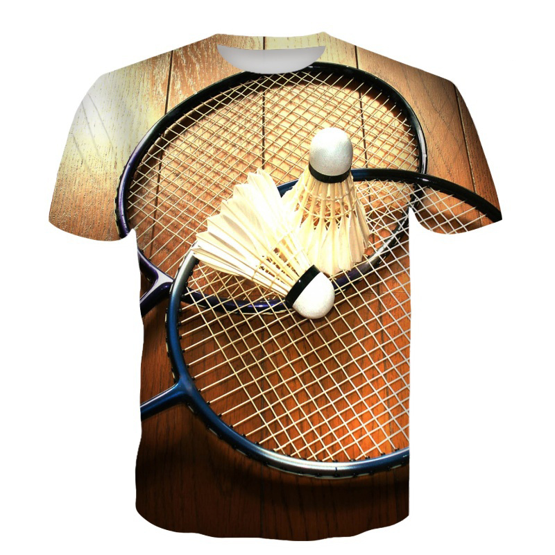 Badminton T-Shirt Raketle 3D B - Badminton Lovers incelemesi ve fiyatı