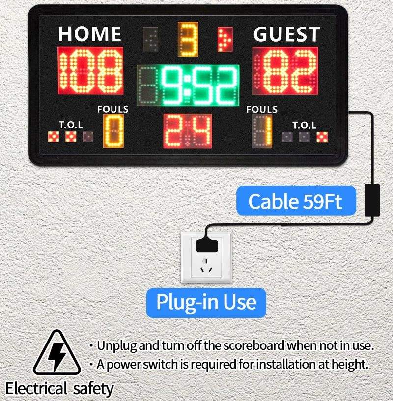 Taşınabilir Konsol Panel Kontr - Scoreboard Digital incelemesi ve fiyatı