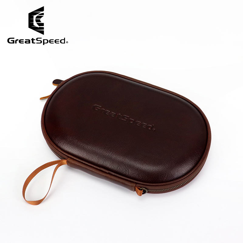 Üst sınıf deri masa tenisi spo - Racket Cover Bag incelemesi ve fiyatı