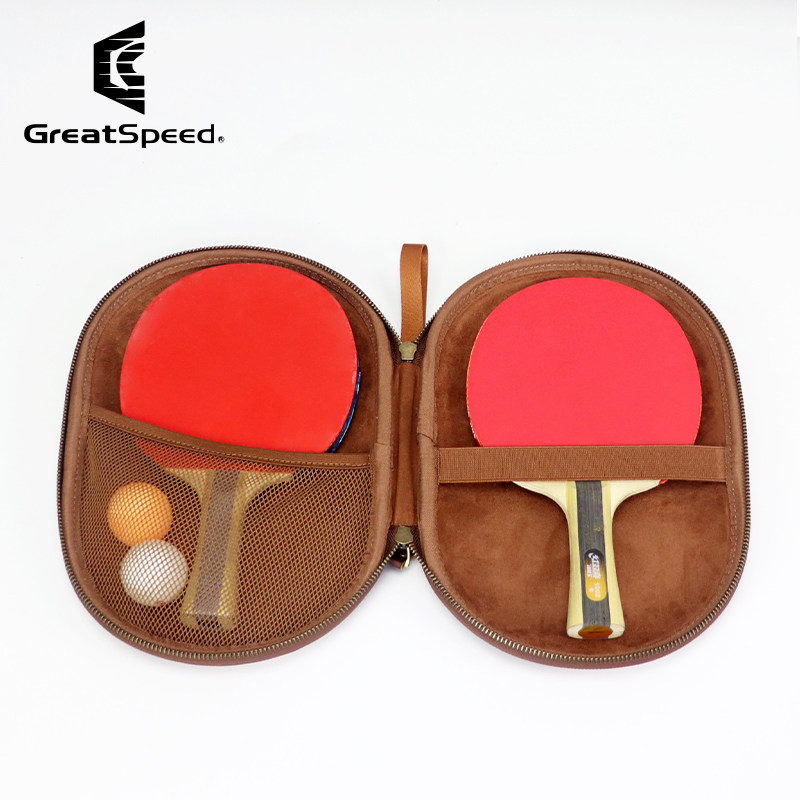 Üst sınıf deri masa tenisi spo - Racket Cover Bag incelemesi ve fiyatı