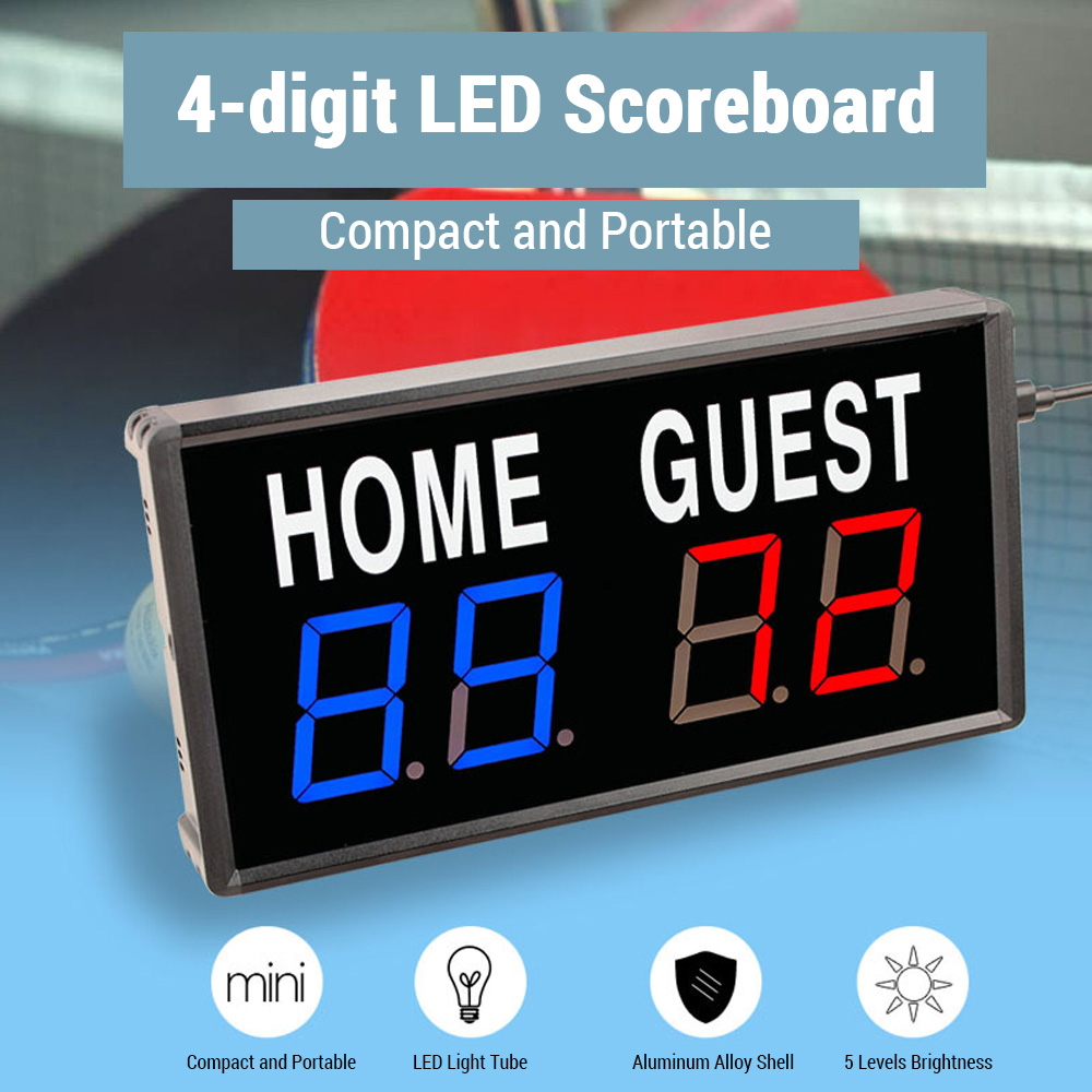 Taşınabilir 4 Haneli LED Skorb - Scoreboard Digital incelemesi ve fiyatı