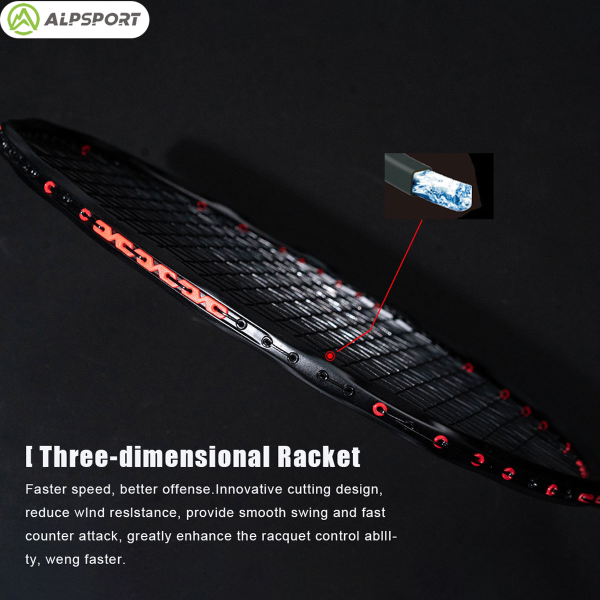 Alpsport MH-V5 5U 75g Dalgalı  - Badminton Bwf incelemesi ve fiyatı
