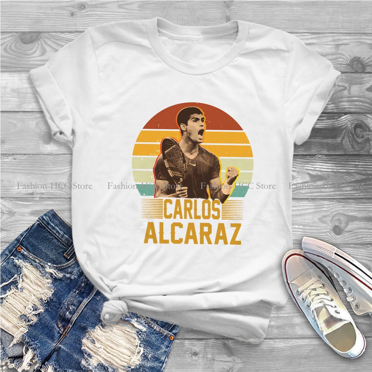 Carlos Alcaraz Retro Vintage y - Badminton Anime incelemesi ve fiyatı